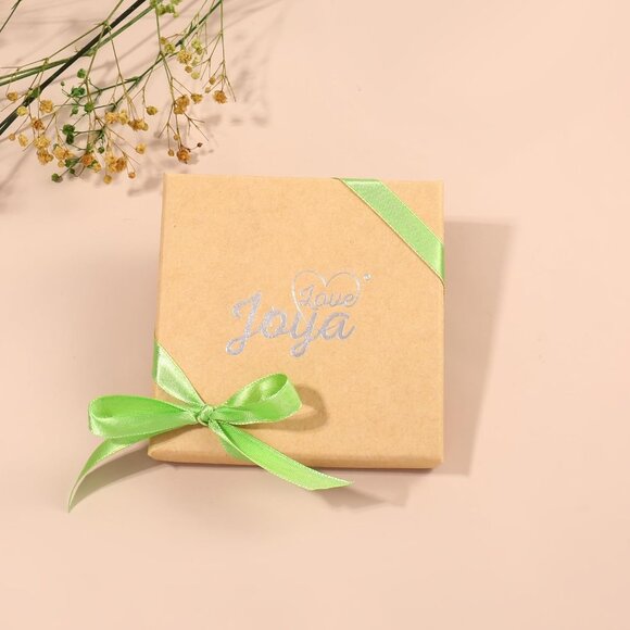 Colorful Gemstone Beaded Necklace Stainless Steel Handmade Rainbow Jewelry - Picture 5 of 7